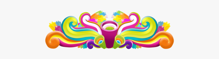 Colorful Swirls Png, Transparent Clipart