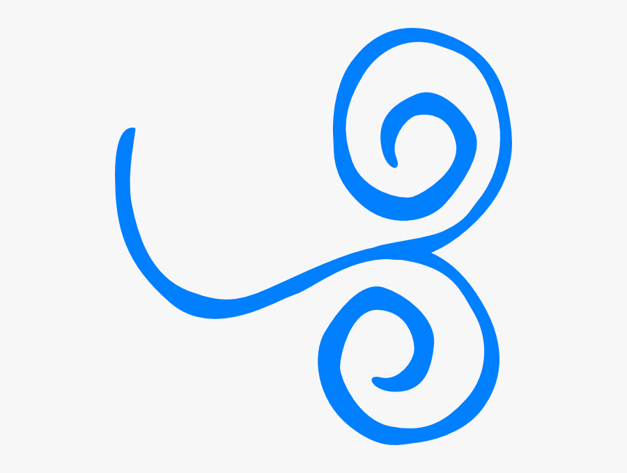 Swirl Clipart Blue Swirl Clip Art - Air Swirl Clipart, Transparent Clipart