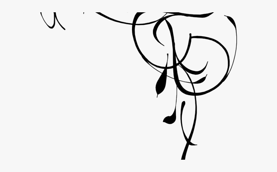 Swirl Clipart Corner 2 318 X 300 Dumielauxepices Net - Assignment Cover Page Designs, Transparent Clipart