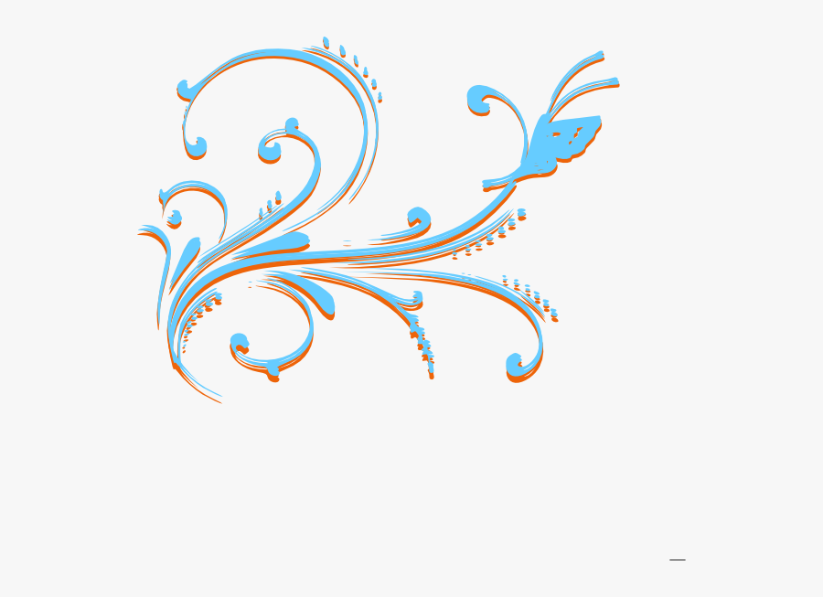 Swirl Butterfly Svg Clip Arts, Transparent Clipart