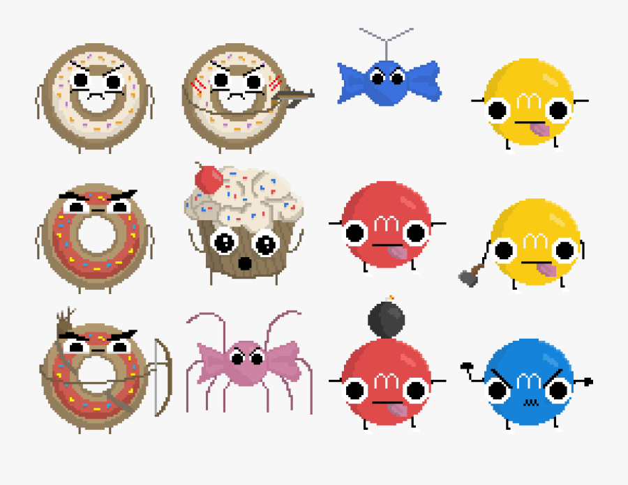 Characters/enemies For An App I"m Working On Clipart, Transparent Clipart