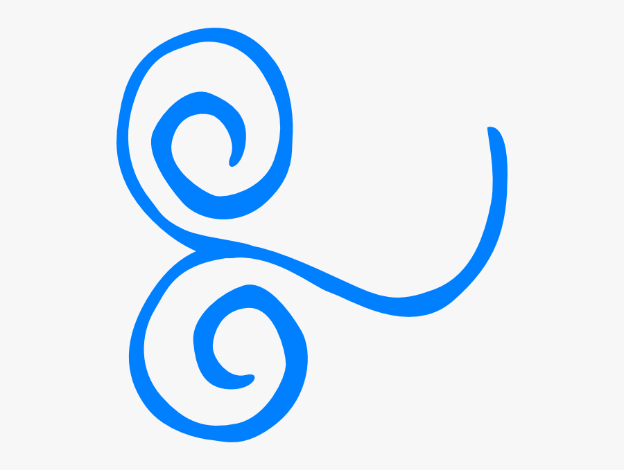 Blue Swirl Svg Clip Arts, Transparent Clipart