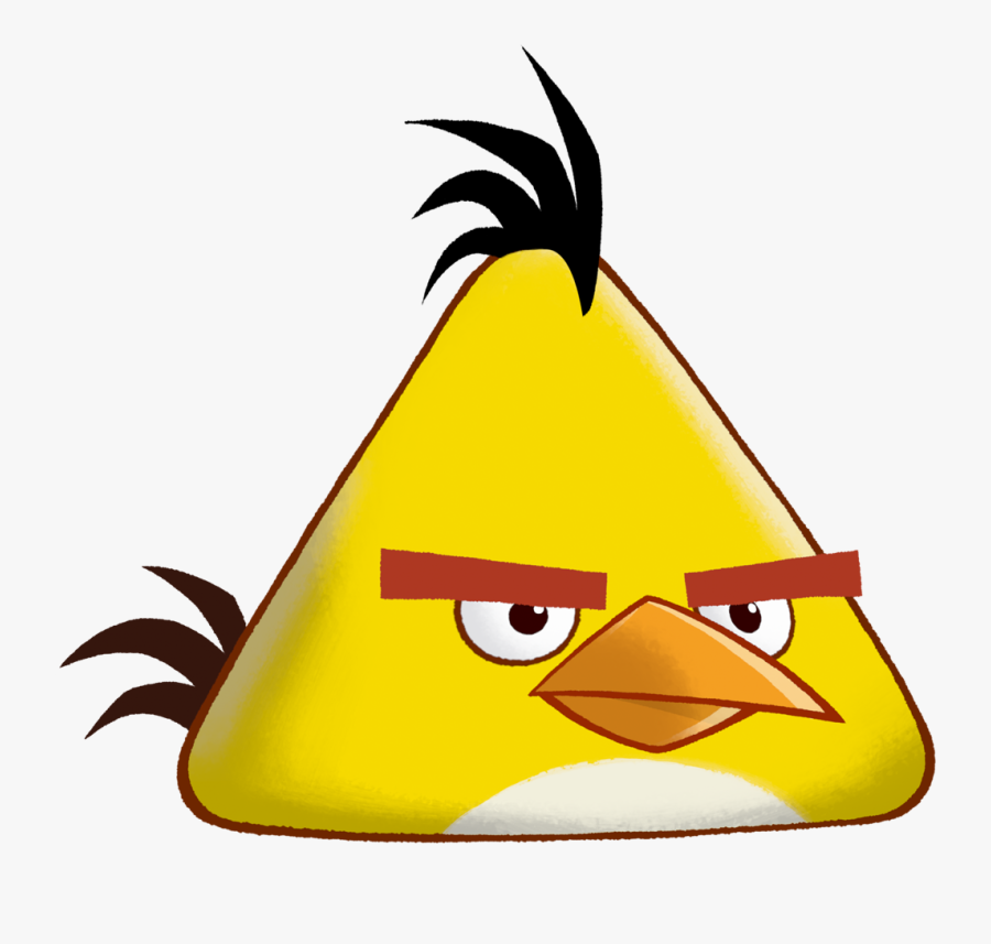 Angry Birds Chuck, Transparent Clipart