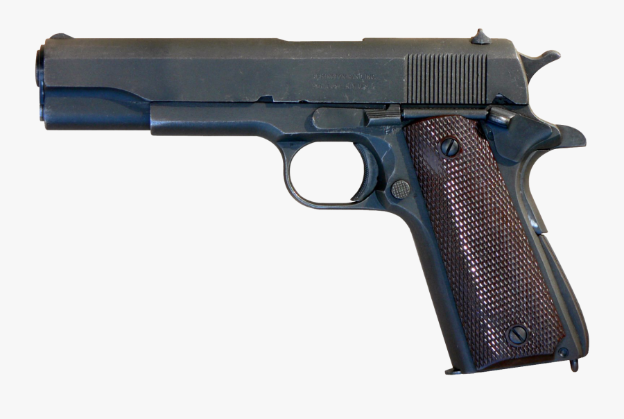 9mm M1911, Transparent Clipart