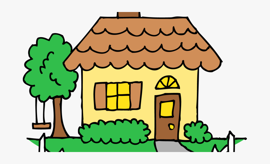 House White Picket Fence House Drawing Free Transparent