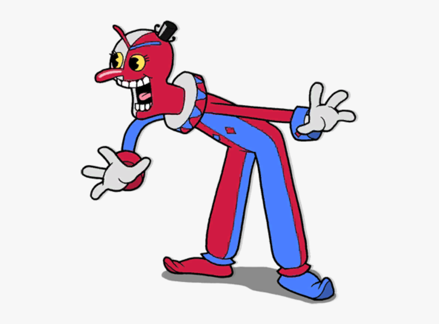 Cuphead Beppi The Clown, Transparent Clipart