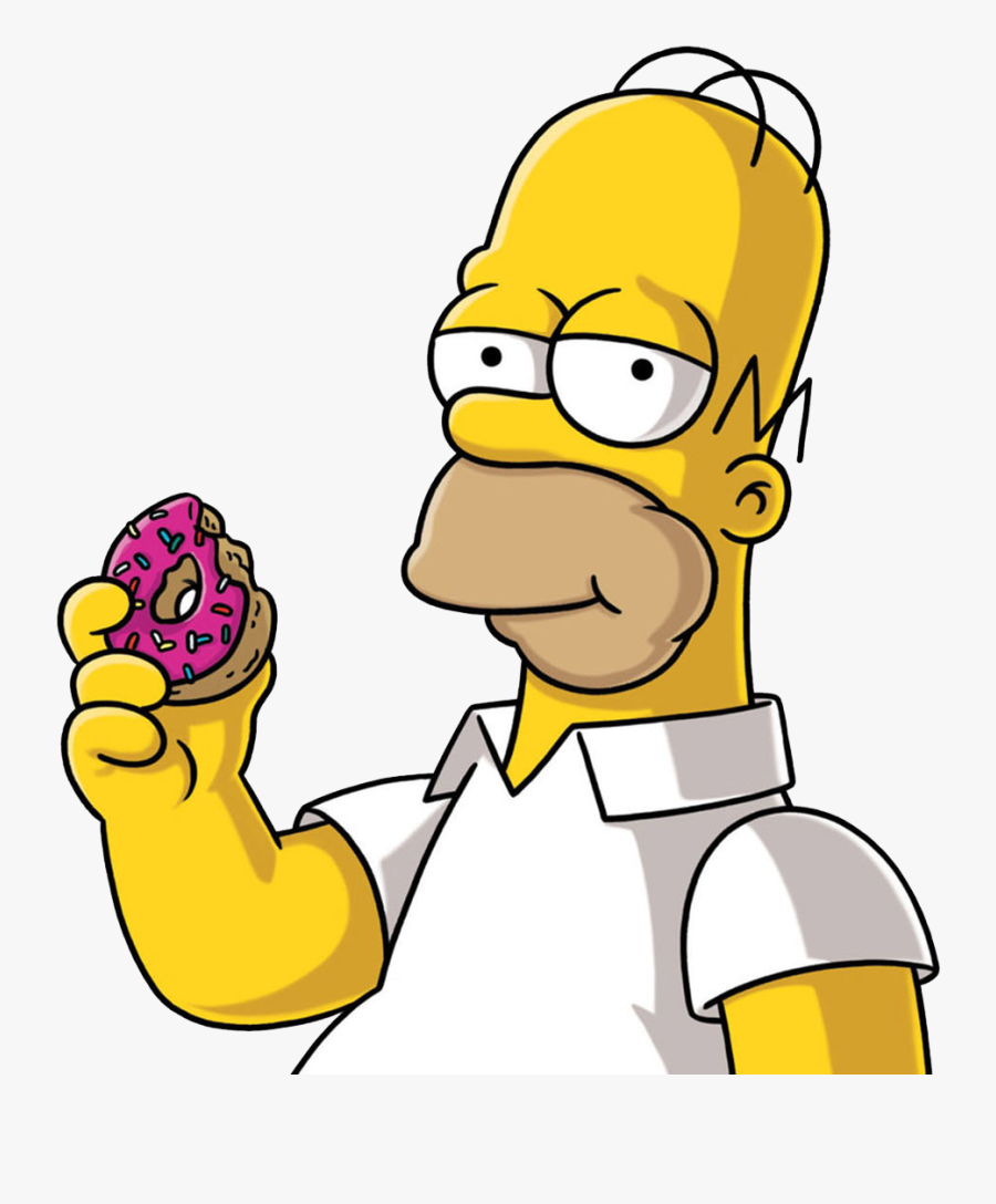 Donuts Clipart Simson - Png Homer Simpson Donuts, Transparent Clipart
