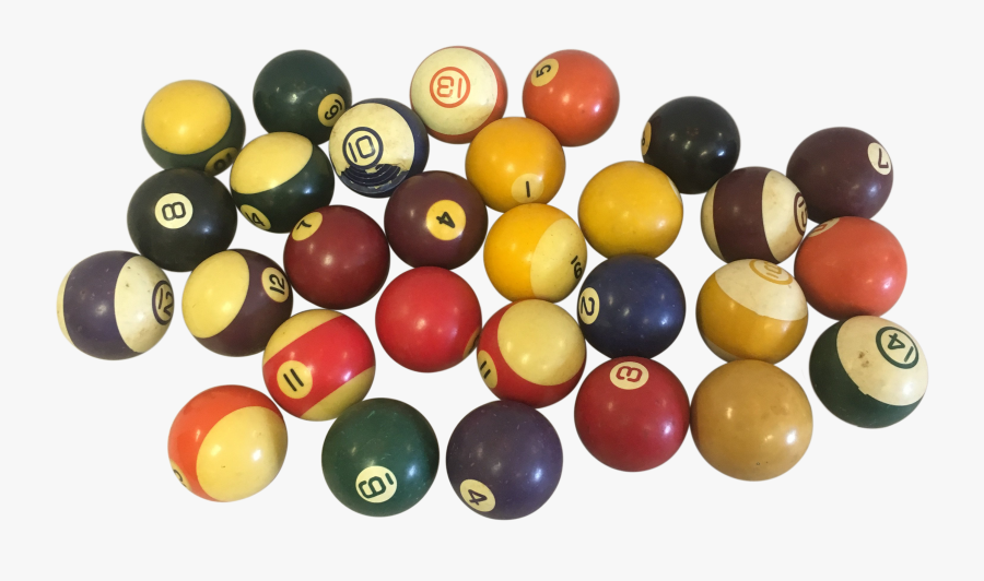 Clip Art Ivory Pool Balls - Billiard Ball, Transparent Clipart