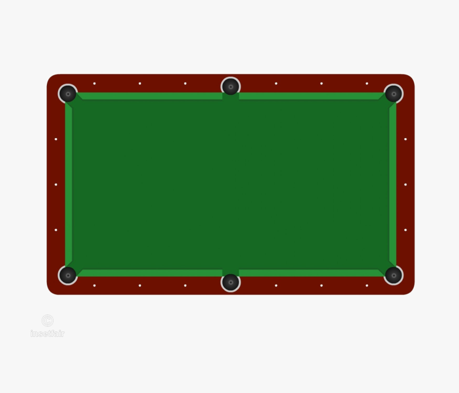 Billiard Balls Transparent - Billiard Table Top View, Transparent Clipart