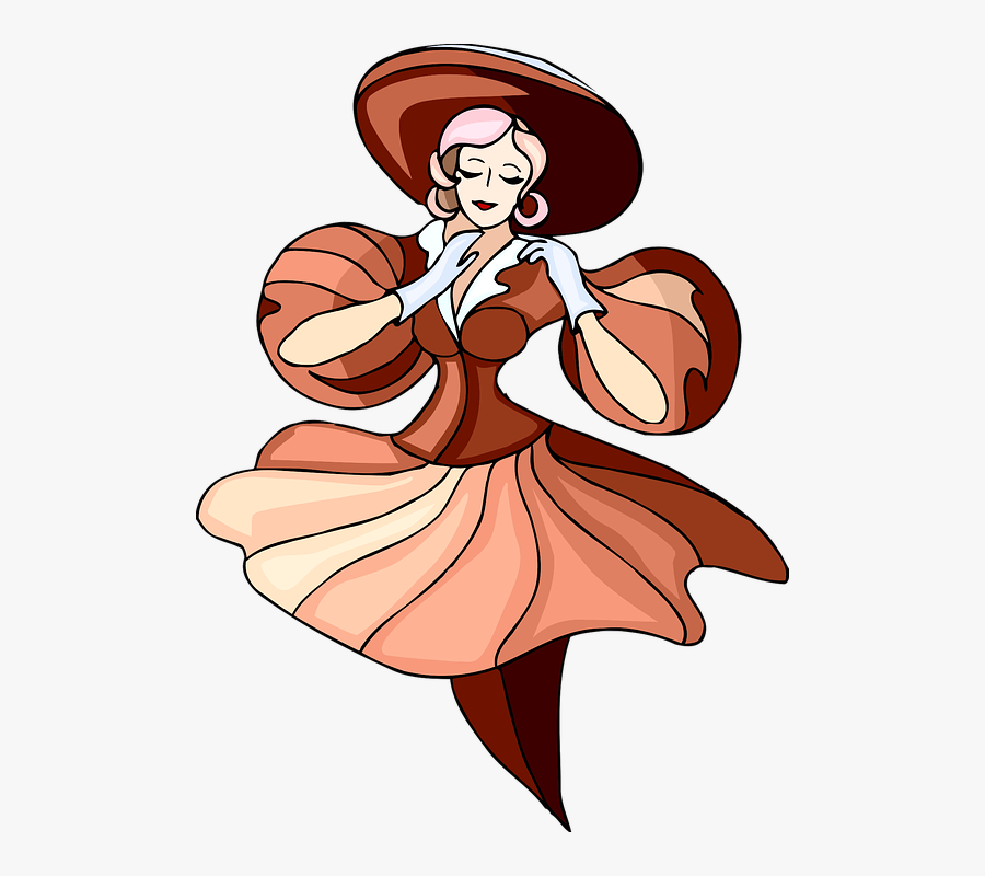 5 Dancers Cartoon, Transparent Clipart