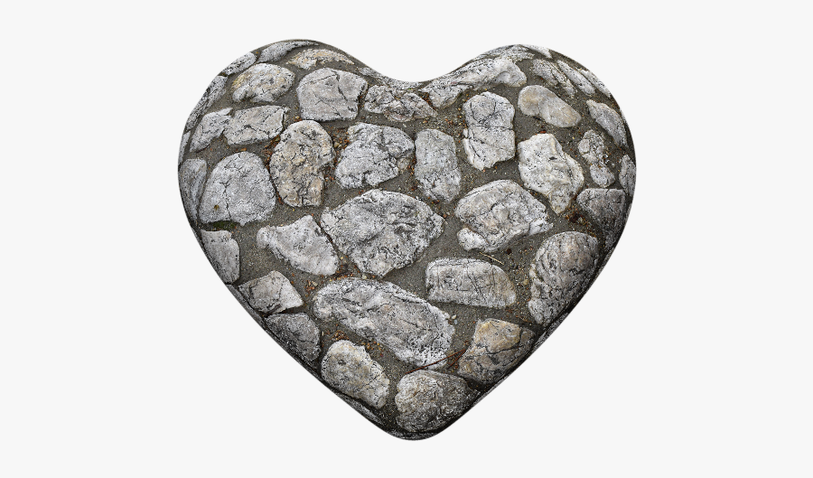 Stone Heart Transparent, Transparent Clipart