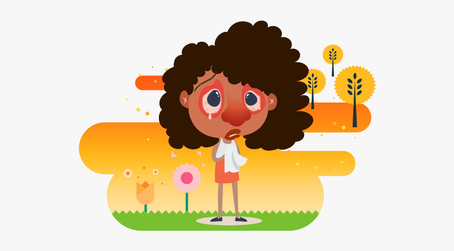 Allergic Rhinitis Cartoon Png , Free Transparent Clipart - ClipartKey