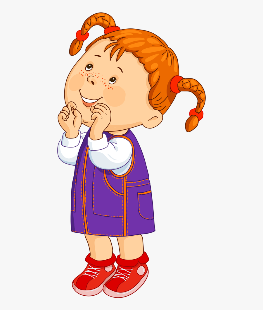 B Clipart Printable - Desenho Criança Olhando, Transparent Clipart