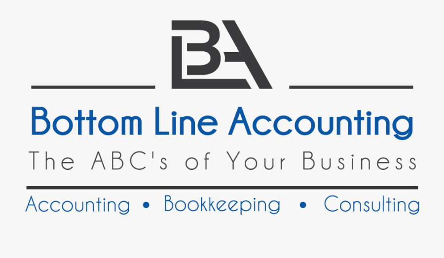 Clip Art Accounting Logo - Electric Blue, Transparent Clipart