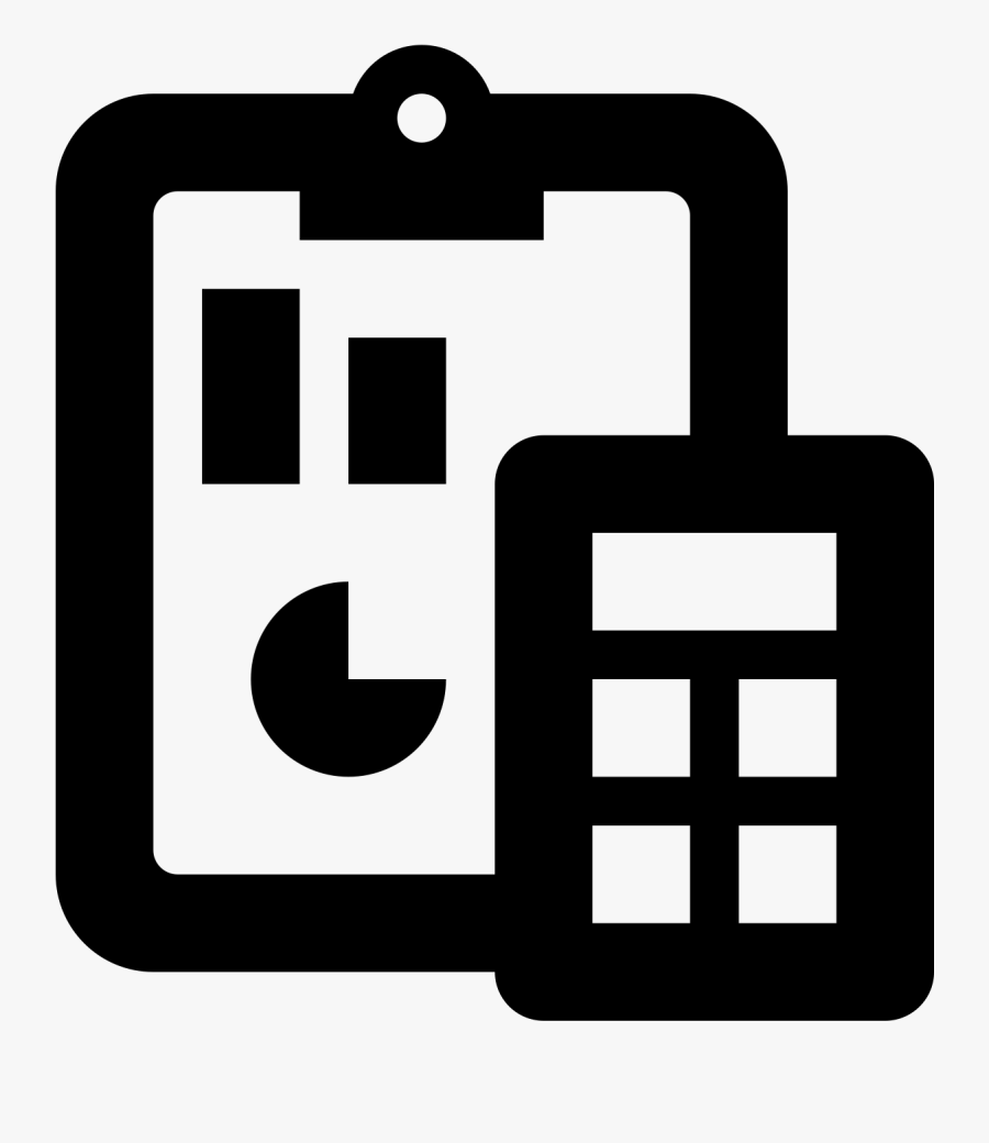 Financial Computer Icons Accountant - Accounting Icon Black And White, Transparent Clipart