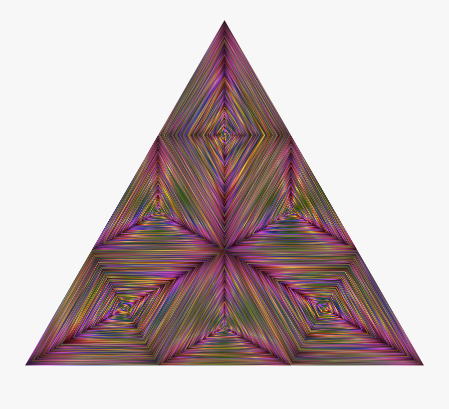 Purple,magenta,triangle - Triangle, Transparent Clipart