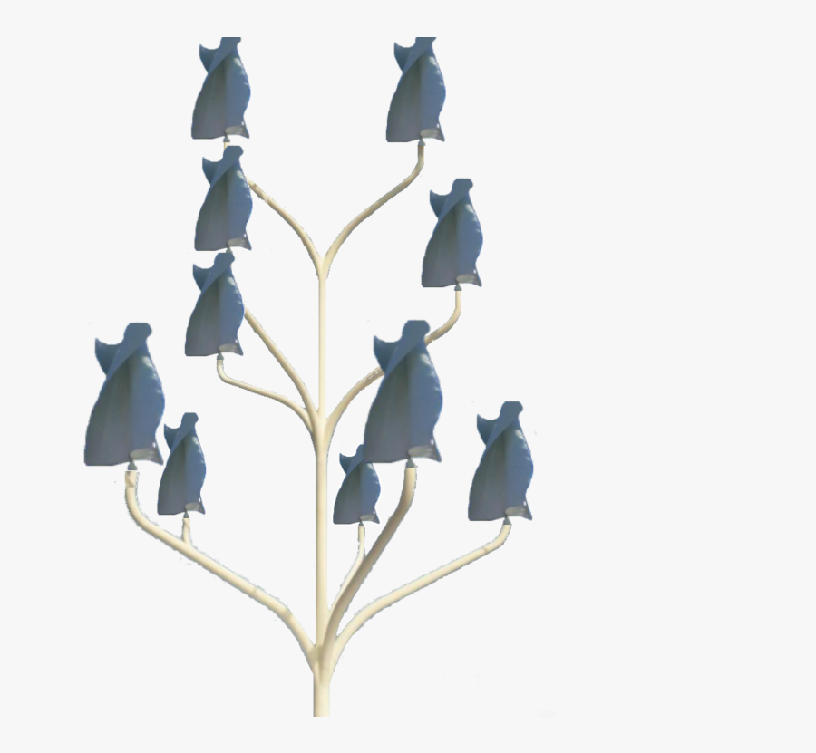 Wind Turbine Tree Png, Transparent Clipart