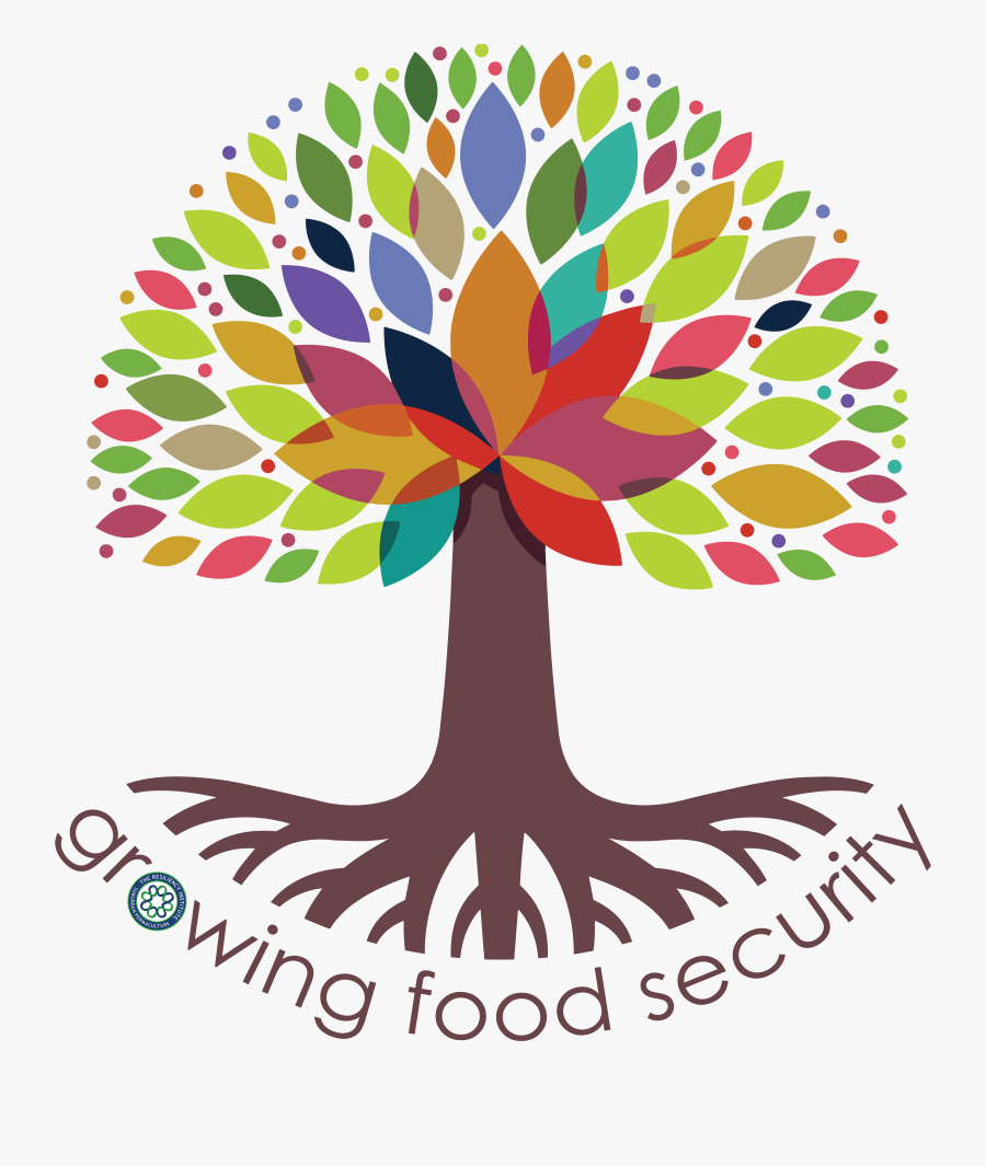 Colorful Tree With Roots, Transparent Clipart