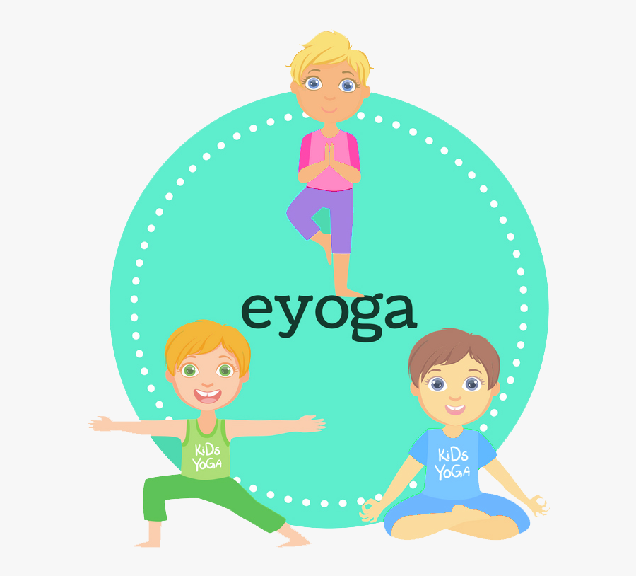 Eyoga Kids Png Transparent Background - Kids Yoga Background, Transparent Clipart