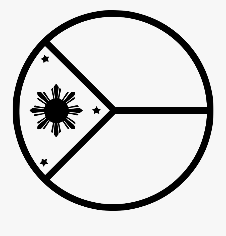 Philippines Flag Comments - Philippine Flag Clipart Black And White, Transparent Clipart