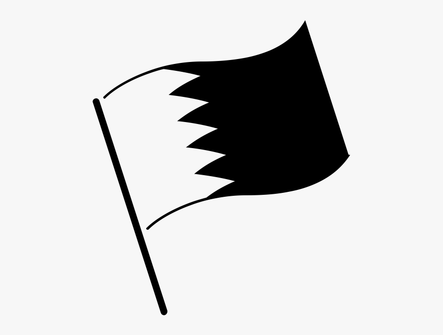 "
 Class="lazyload Lazyload Mirage Cloudzoom Featured - Qatar Flag Black And White, Transparent Clipart