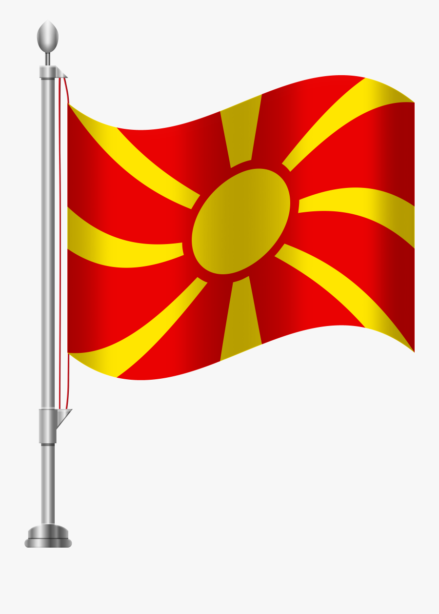 Macedonia Flag Png Clip Art Clipart Image - Dominican Republic Flag Clipart, Transparent Clipart