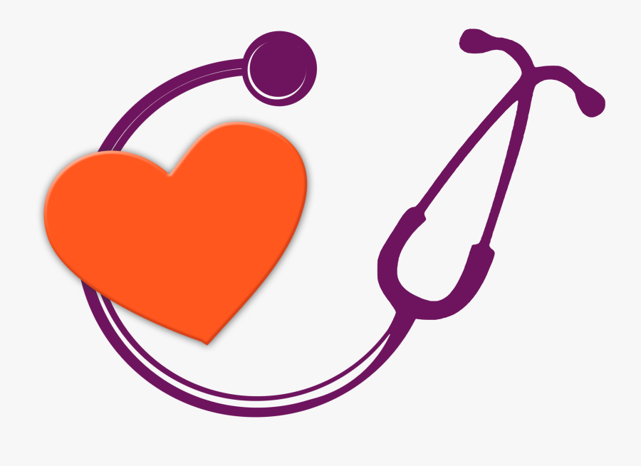 Heart Stethoscope, Transparent Clipart
