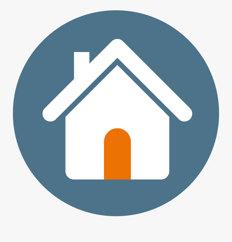 House & Home - Icono Domotica Png, Transparent Clipart