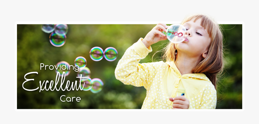 Children Blowing Bubbles, Transparent Clipart