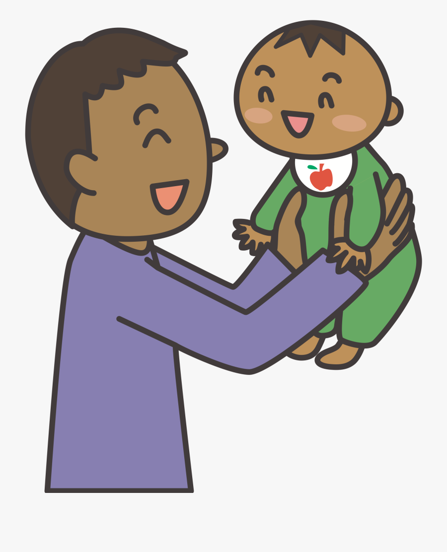 Interaction,art,thumb - Father Clip Art, Transparent Clipart