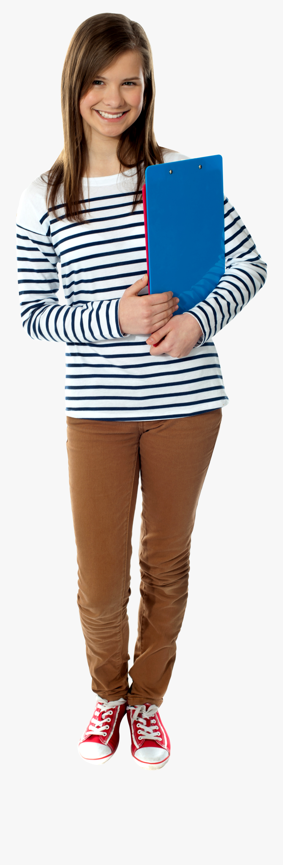 Young Girl Student Png Image - Student Image In Png Format, Transparent Clipart