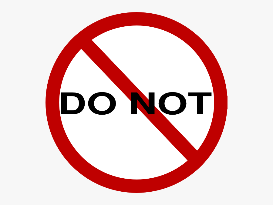 Do Not Sign - No Photos No Videos, Transparent Clipart