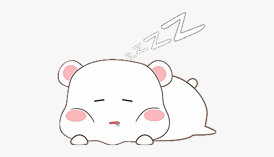 #zzz #sleep #bunny #hamster #freetoedit - Cartoon, Transparent Clipart