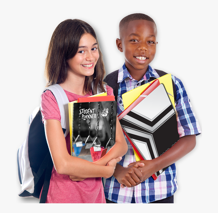 Clip Art Pretty Middle School Girl - Student Middle School, Transparent Clipart