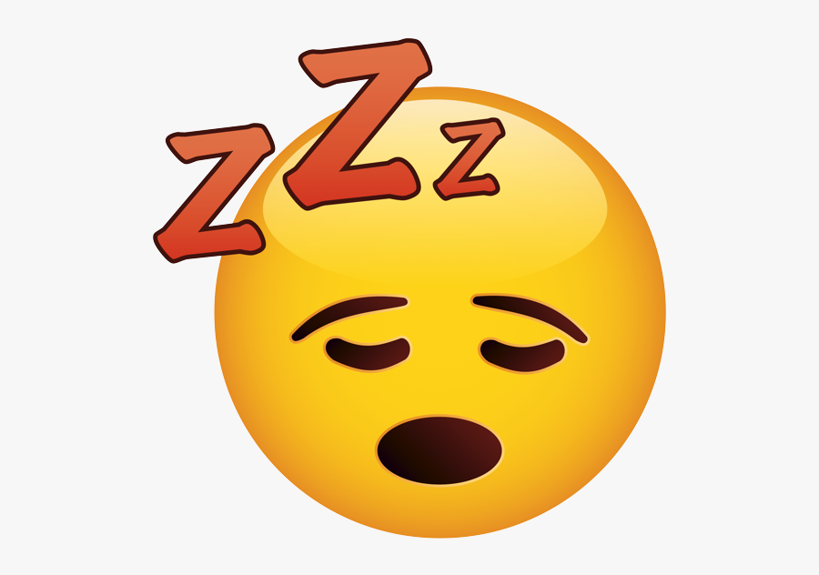 Sleeping Cat Emoji, Transparent Clipart