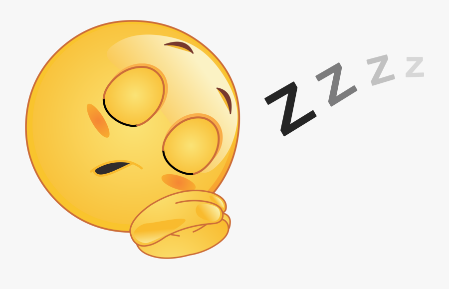 Sleeping Emoji 18 Decal - Sleeping Emoticon, Transparent Clipart