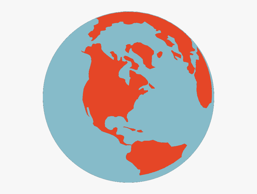 Clipart Black And White World Globe - World Drawing Black And White, Transparent Clipart