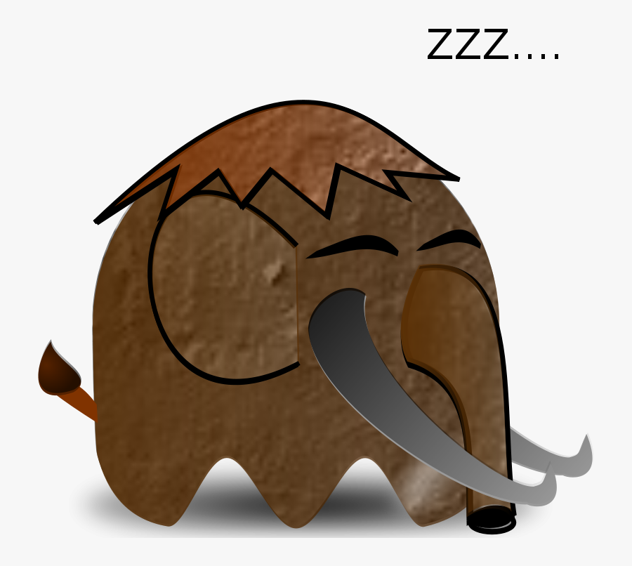 You Don"t Want To Wake This Up - Cartoon Mammoth Png, Transparent Clipart