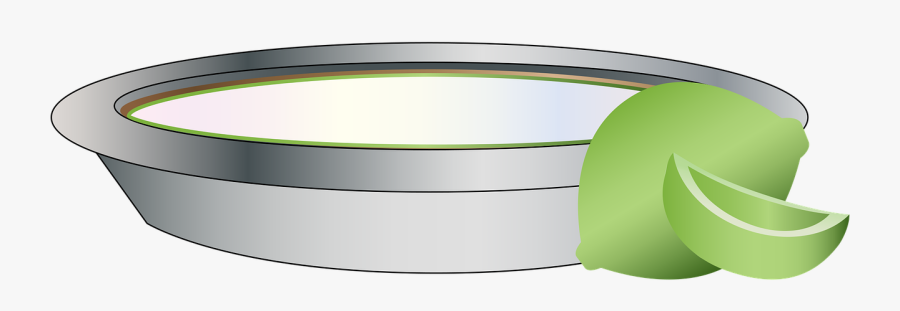 Key Lime Pie - Circle, Transparent Clipart