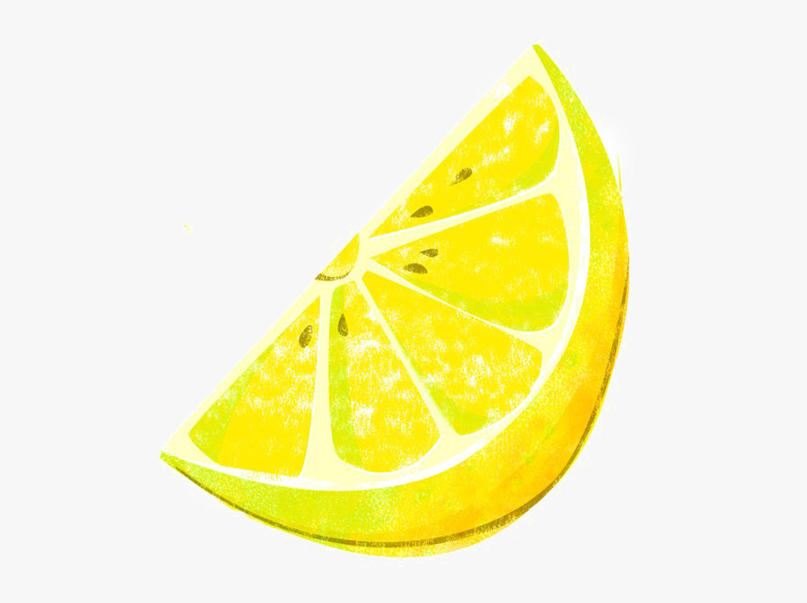 Watercolor Lemon Clipart, Transparent Clipart