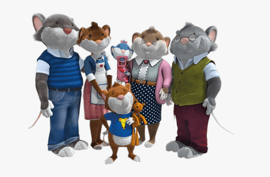 Transparent Extended Family Clipart - Tip El Raton Familia, Transparent Clipart