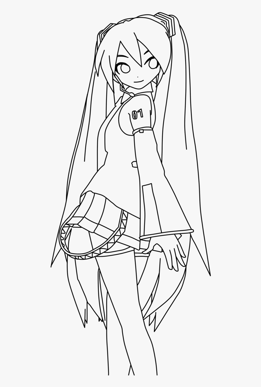 Vocaloid Coloring Pages Yandere Simulator Coloring Pages Free