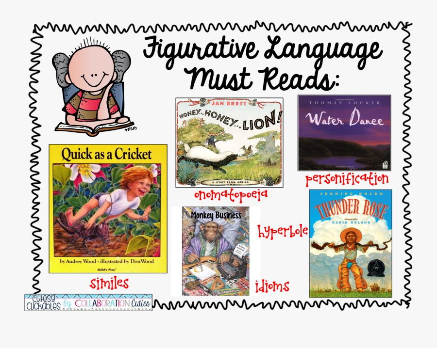 Figurative Language Books, Transparent Clipart
