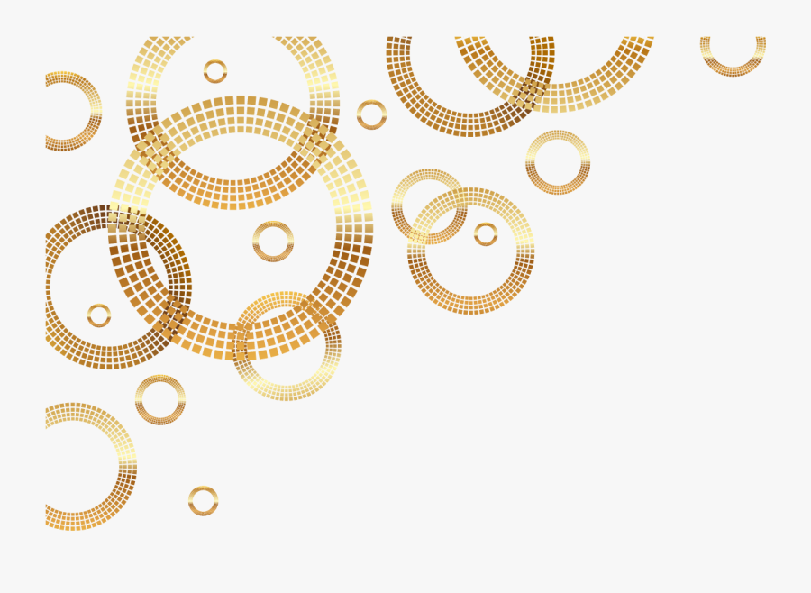 Golden Gold Euclidean Vector Circle Ring Clipart - Circles Border, Transparent Clipart