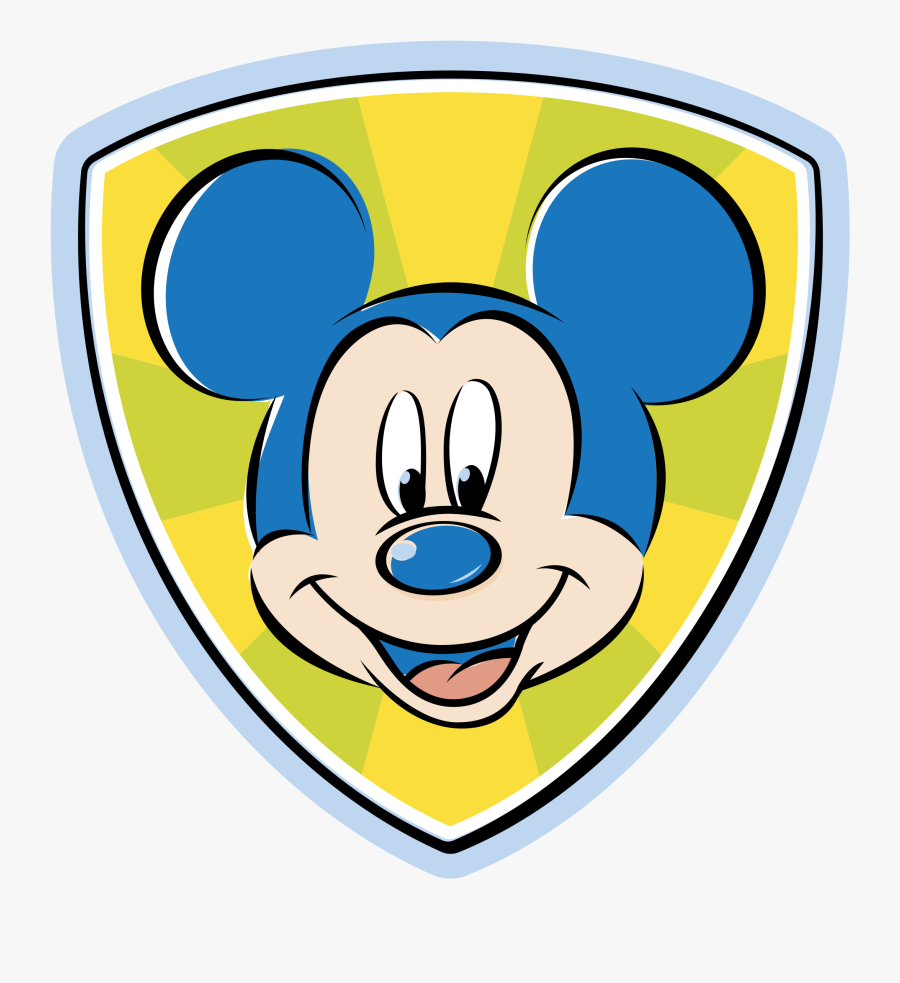Mickey Mouse Logo Png Transparent - Mickey Mouse Sticker Face Clipart, Transparent Clipart