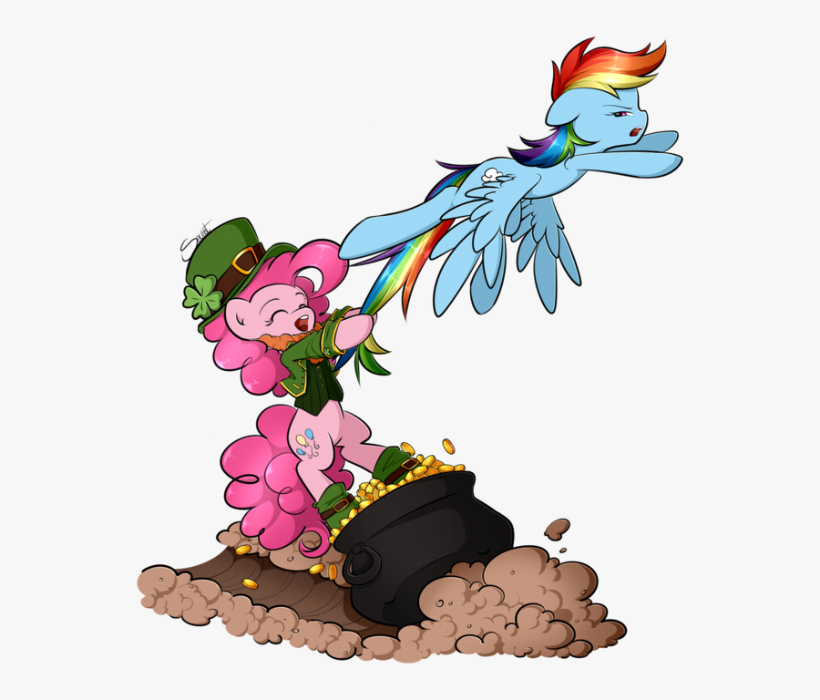Leprechaun Clipart End Rainbow - Leprechaun's Pinkie, Transparent Clipart