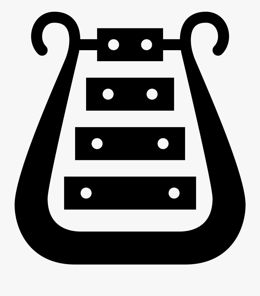 Drum & Lyre Clipart, Transparent Clipart