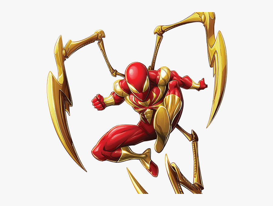 Spiderman Comic Drawing - Iron Spider Marvel Hq, Transparent Clipart