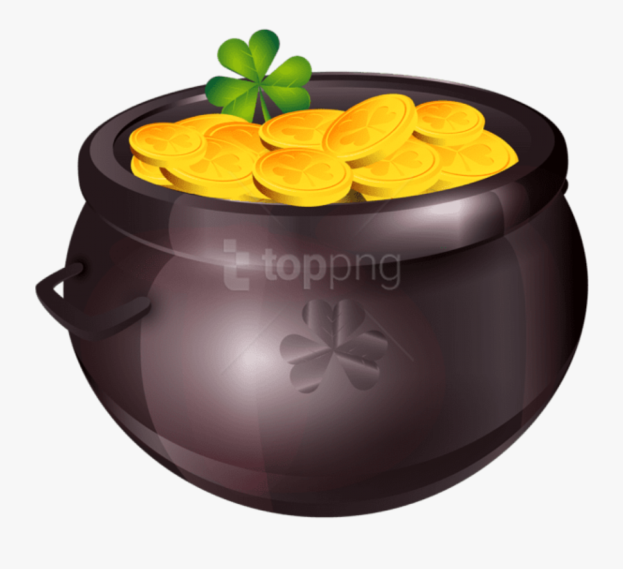 Leprechaun Pot Of Gold Png - Pot Of Gold Transparent, Transparent Clipart