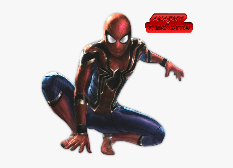 Iron Spiderman Clipart Transparent - Marvel Studios 10th Anniversary Poster Spiderman, Transparent Clipart